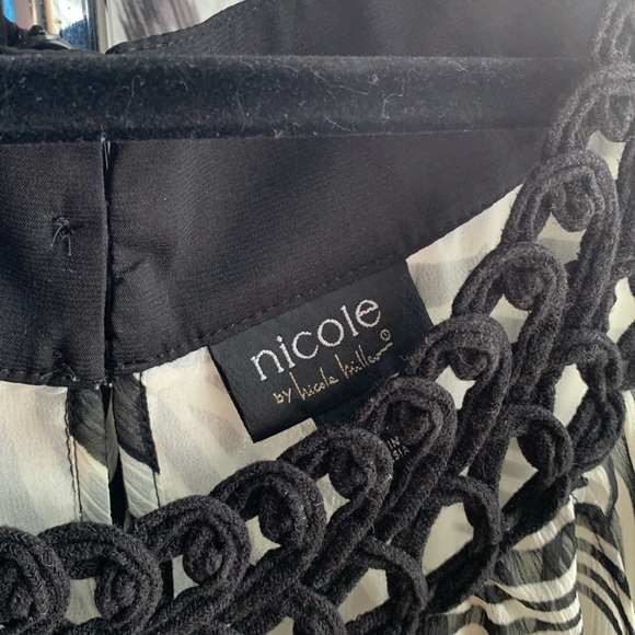 Zebra Print Nicole Miller Tank Top - EUC Medium - Picture 2 of 9